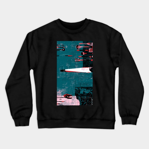 The Monster’s Feast: The Tools Crewneck Sweatshirt by ZiloDrawings